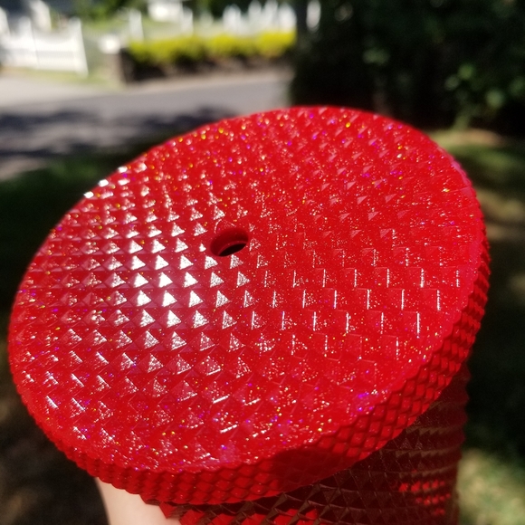 🆕️Starbucks, Custom, Red Holo Studded Tumbler - Picture 12 of 16